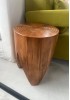 Lance Wooden Side Table/Stool 